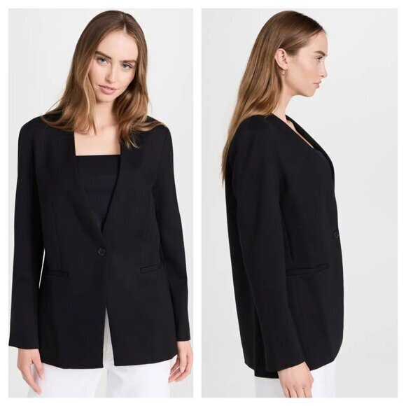 SPANX Spanx Perfect Collarless Blazer 20384R M Black - Picture 1 of 16